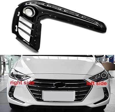 Couvercle de phare antibrouillard haute configuration pour hyundai elantra 2016-2019, couvercle de phare