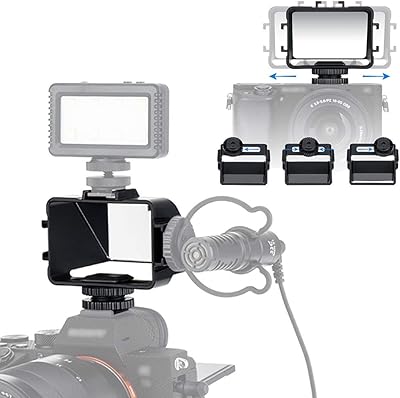 Miroir d'écran rabattable pour appareil photo sans miroir réglable support vlog