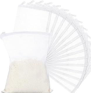 30 pièces sacs filtrants d'aquarium maille filtrante réutilisable pour aquarium charbon actif charbon