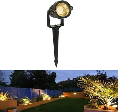 Éclairage paysager led extérieur étanche 7 w avec support pointu pour la décoration