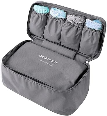 Goodern organiseur de sous-vêtements de soutien-gorge portable sac de rangement multifonctionnel chaussettes