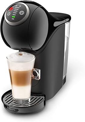 Machine à café automatique nescafé dolce gusto genio s plus, noire de krups
