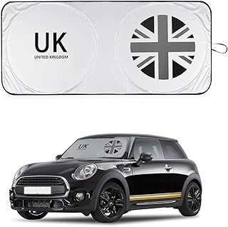 Jjhm pare-soleil noir union jack pour mini cooper clubman countryman compatible avec f54