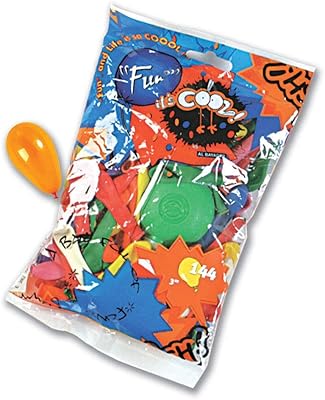 Ballons de couleurs assorties fun it's cool, taille standard 3 pouces - paquet