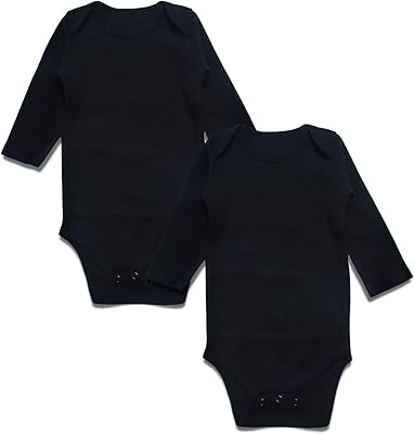 Costume bébé deux pièces de couleur unie pour nouveau-nés de 0 à 24