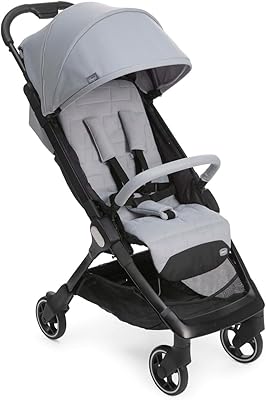 Poussette bébé chicco wee - 0m-5a, gris clair