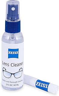 Kit d'entretien de nettoyant pour lentilles en microfibre zeiss, spray de 2 oz