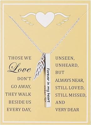 Mon collier de condoléances cadeaux de sympathie commémoratifs pour toujours dans mon cœur