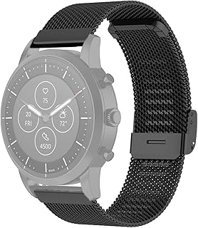 Bracelet de montre tendance en maille métallique 22 mm pour intelligente