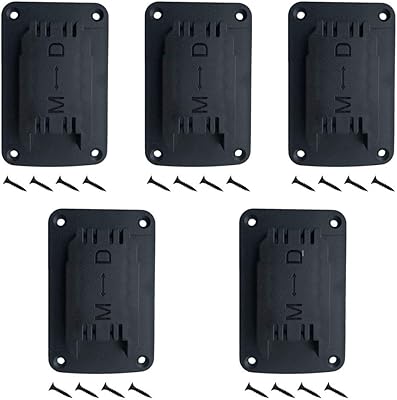 Porte-outils wixter 5 pièces pour perceuse dewalt 12v 20v adapté aux outils milwaukee