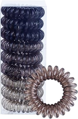 Élastiques à cheveux en spirale daeyong, élastiques à cheveux pour cordon téléphonique, rouleaux