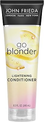 Après-shampooing éclaircissant progressif john frieda, avec technologie blondmind, blond clair, agrumes et camomille