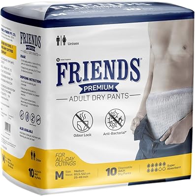 Pantalons secs jetables friends pour adultes taille m 25-48 pouces (10 pièces). Révolutionnez votre façon d'acheter avec Diaytar