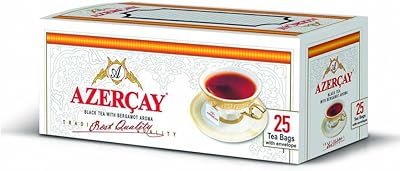 Thé noir au parfum bergamote d'azerbaïdjan 25 sachets de thé emballés 50g (azerbaïdjan)