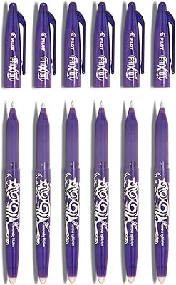 Stylo à bille frixion effaçable pilot, pointe 0,7 mm, pointe 0,35 mm bl-fr7
