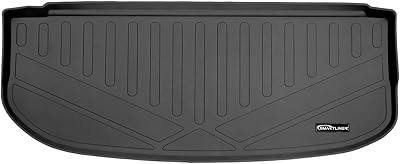Smartliner tapis de sol toutes saisons arrière de troisième rangée noir pour hyundai