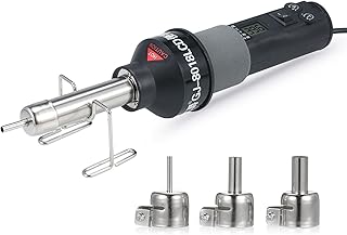 Golrc 450w pistolet thermique portable 450°c contrôle de la température smd station