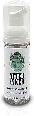 Nettoyant moussant pour soins après tatouage et perçage - savon nettoyant de qualité