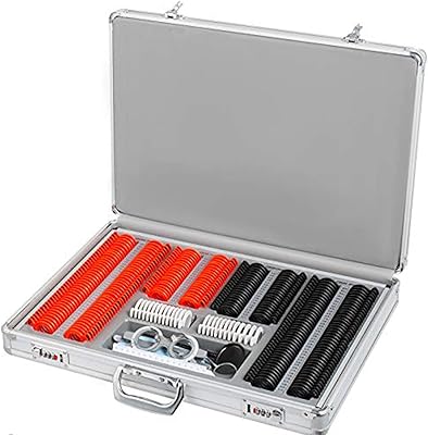 Kit de lentilles d'essai optique, 266 pièces, lentille optique avec étui de rangement