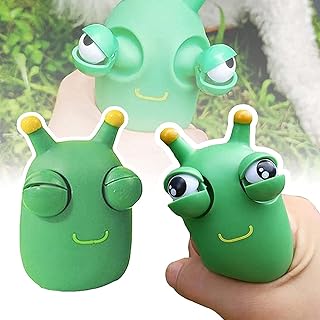 Jouet amusant de ver d'herbe en 2 pièces | jouets à presser aux