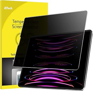 Protecteur d'écran de confidentialité geetech pour ipad pro 12,9 pouces (6e/5e/4e/3e génération, 2022/2021/2020/2018)