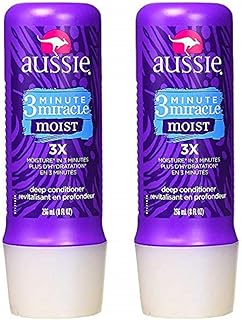 Revitalisant aussie moisture 3 minute miracle deep dip - 2 pièces