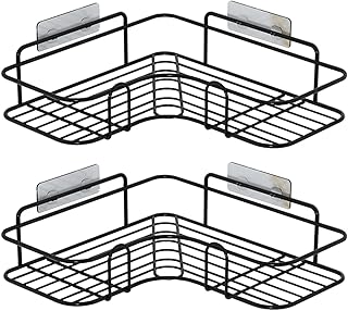 Étagère de rangement d'angle étagère adhésive sans perçage pour douche salle