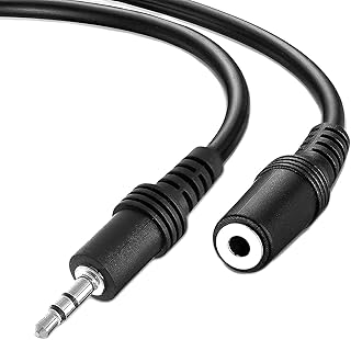 Câble d'extension de prise audio stéréo d-curvetm mâle à femelle de 3,5 mm