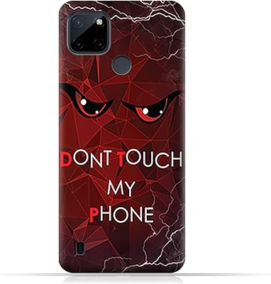 Coque de protection en tpu amc design pour realme c21y avec motif ne touchez pas mon téléphone. Commandez malin, vivez mieux avec Diaytar