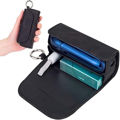 Étui portable gooder 2 en 1 en cuir givré pour iqos 3.0/iqos 3