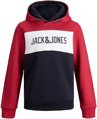 Sweat-shirt à logo jje pour hommes avec grande lettre sur la poitrine