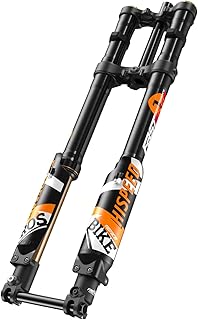 Fourche à suspension pneumatique vtt compatible avec ressort hydraulique réglable 26/27,5/29 pouces, 200