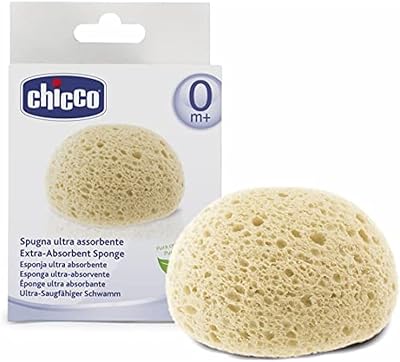 Éponge de bain très absorbante et hygiénique de chicco, pour nouveau-nés