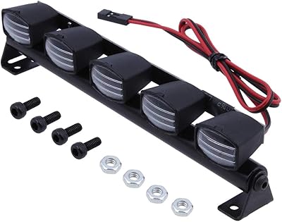 Hobby park kit de barre lumineuse de voiture télécommandée 5 lumières led