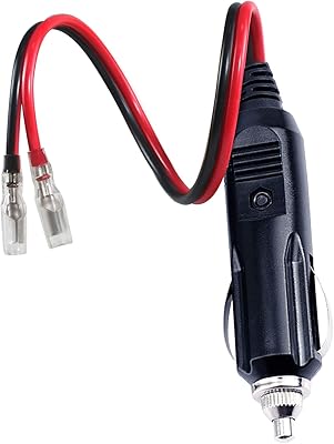 Skeido 12v prise allume-cigare mâle de remplacement avec guidon - adaptateur cc