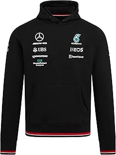 Mercedes amg petronas team one combination marchandise officielle 1 sweat à capuche