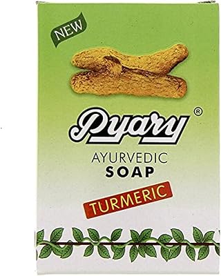 Savon ayurvédique au curcuma pyary 75g (1 pièce)