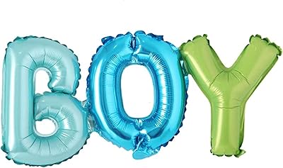 Party time ballons en aluminium bleu vert pour décorations de fête