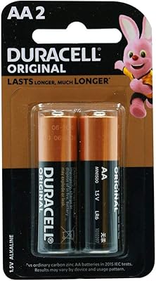 Piles aa originales duracell paquet de 2 piles longue durée