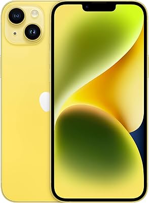 Le nouvel iphone 14 d'apple (256 go) - jaune