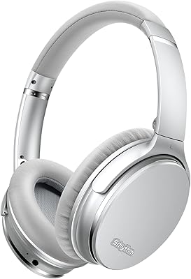 Casque sans fil à réduction de bruit srythem nc35 bluetooth 5.0, casque supra-auriculaire
