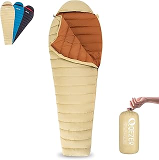 Sac de couchage ultraléger pour adulte keizer 44-62°f avec un pouvoir gonflant