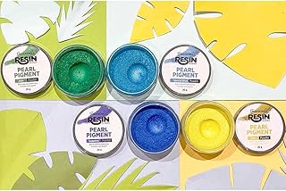 Poudre haxon pearl (mica) - ensemble tropical de 4 (20 g chacun)