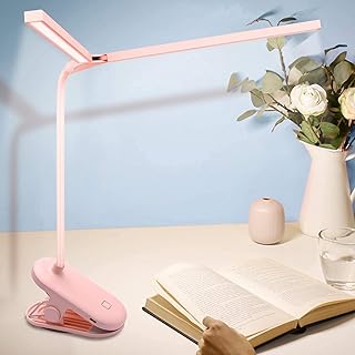 Lampe de bureau à pince led lampe col de cygne flexible 48
