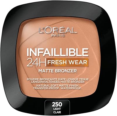 L'oréal paris poudre bronzante mate douce longue tenue fini mat imperméabilisante et transférable