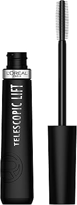Mascara lavable télescopique l'oréal paris, maquillage pour les yeux allongeant et volumateur, rehaussement