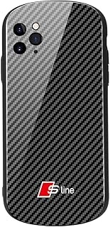 Coque de téléphone mercedes amg en fibre de carbone pour iphone 11, antichoc