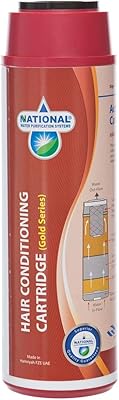 Récipient de filtre à eau de douche hydratant pour cheveux, or, nfc-hcuc-105-g