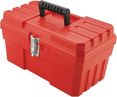 Acro mills boîte à outils en plastique de 14 pouces pour outils, loisirs