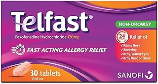 Comprimés telfast à action rapide pour soulager les allergies dues au nez qui